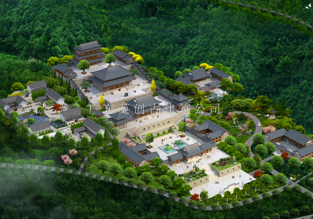 明慧古寺 - 總體設計規劃